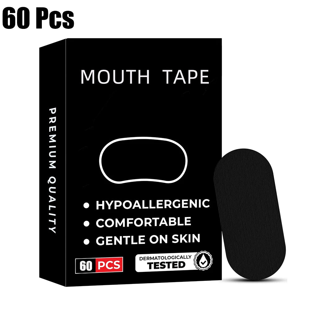 30/60Pcs Anti Snoring Sleep Mouth Tape